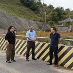 区水利厅质监站检查组到都安县板岭水库项目检查指导